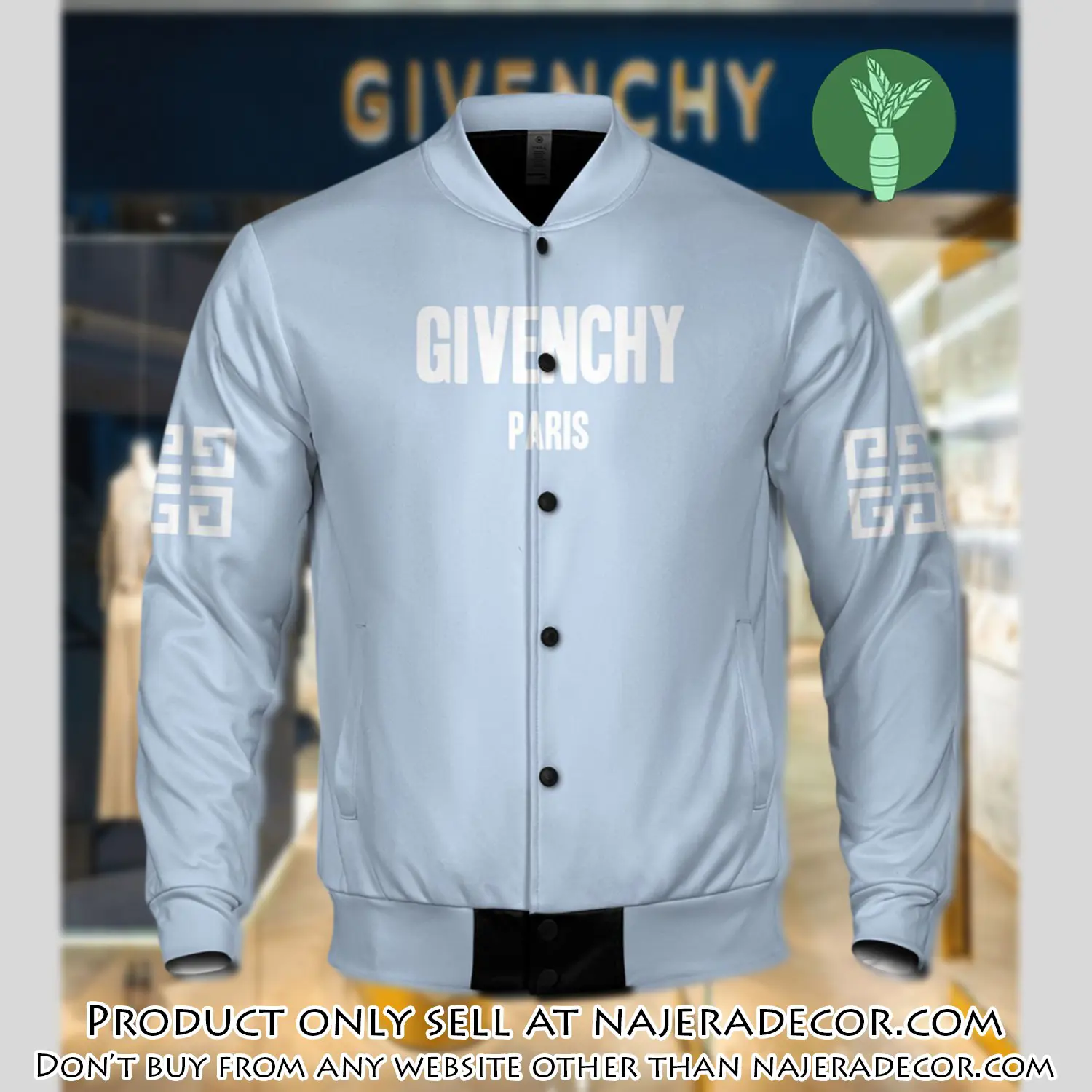Luxury givenchy varsity premium baseball jacket bjv1055 njr3338276